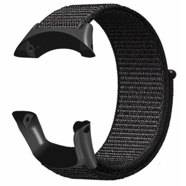 Suunto Ambit3 / Ambit3 Peak kellon hihna Nylon Sport Loop kellon hihna - Musta Black