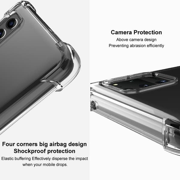 IMAK Airbag Cover Google Pixel 7:lle - Läpinäkyvä Transparent