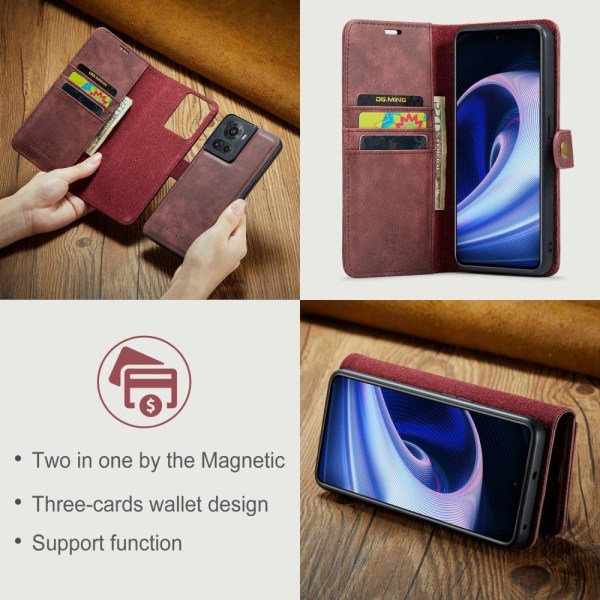 DG.Ming 2-i-1 OnePlus 10R / OnePlus Ace fodral - Brun Brun