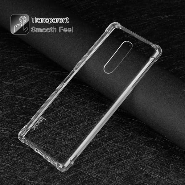 Imak Sony Xperia 1 Etui Med Skinnstruktur - Transparent Transparent