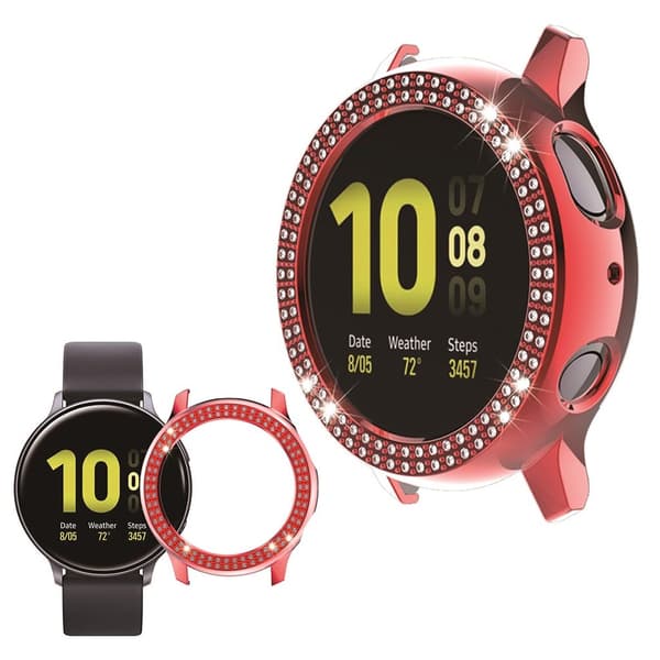 Samsung Galaxy Watch Active 2 - 40mm elegant rombe ramme - Rød Red