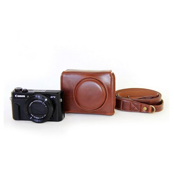 Canon PowerShot G7X MarkII Unikt kamera skydd - Brun Brun