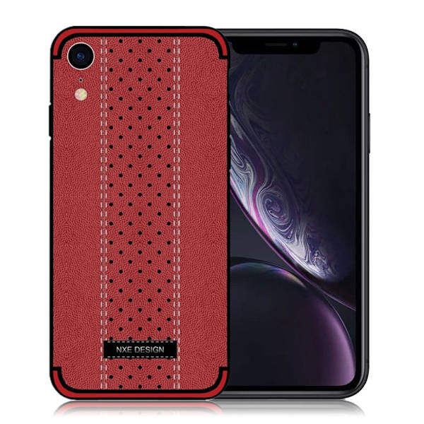 NXE iPhone Xr soft case med syninger - Rød Red