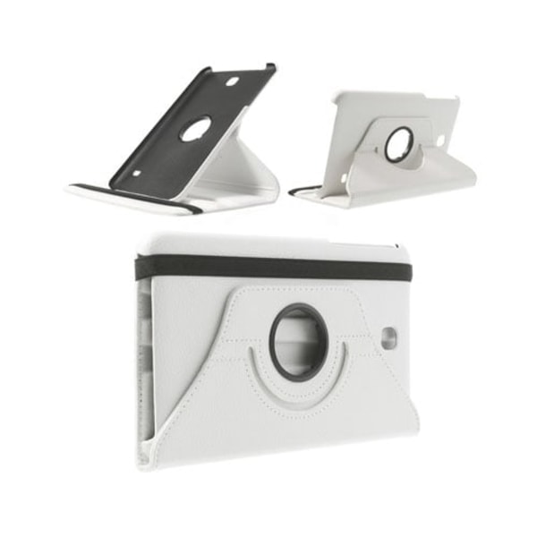 3-Sixty (Hvid) Samsung Galaxy Tab 4 8.0 Læder Flip Etui White