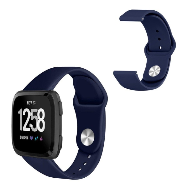 Fitbit Versa 2 / Versa Lite silicone watch band - Navy Blue Blå