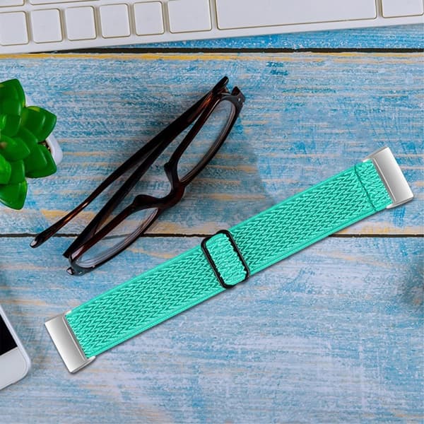 Fitbit Charge 3 klockarmband i nylon i sportstil - Mintgrön Grön