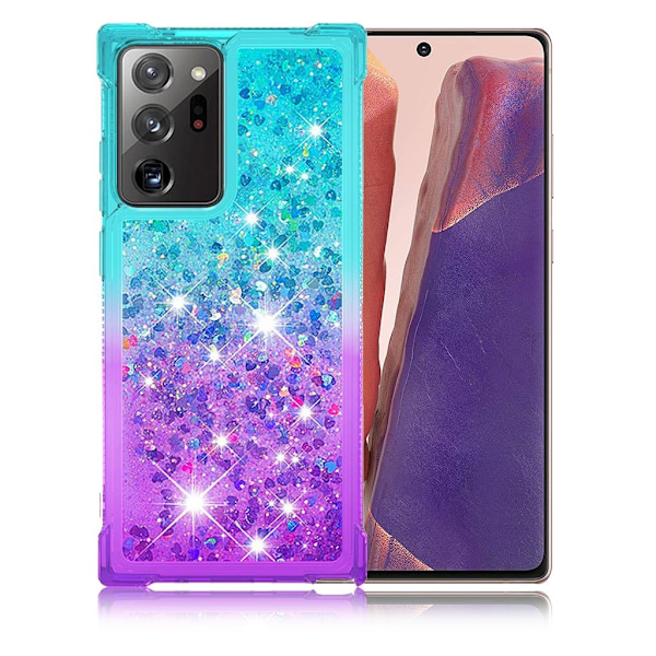 Princess Samsung Galaxy Note 20 Ultra kotelot - Syaani / Violetti Purple