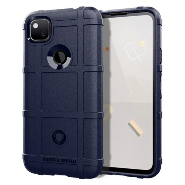 Rugged Shield kuoret - Google Pixel 4A - Sininen Blue