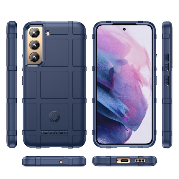 Rugged Shield Suojakotelo Samsung Galaxy S22 Plus - Sininen Blue