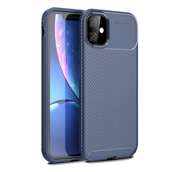 Carbon Shield iPhone 11 kuoret - Sininen Blue