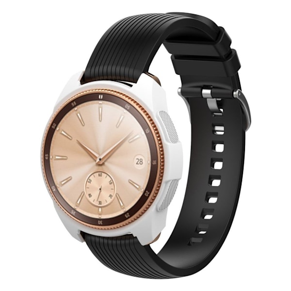 Samsung Galaxy Watch (42mm) pehmeä silikoni Suojakotelo - Valkoinen White