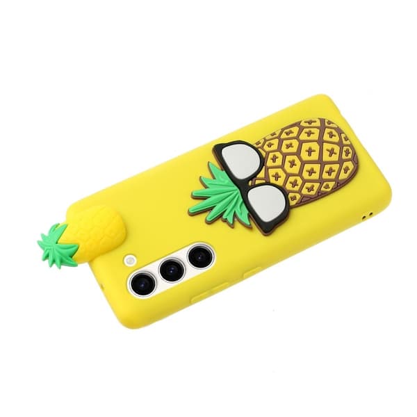 Cute 3d Samsung Galaxy S23 Plus Etui - Ananas Yellow