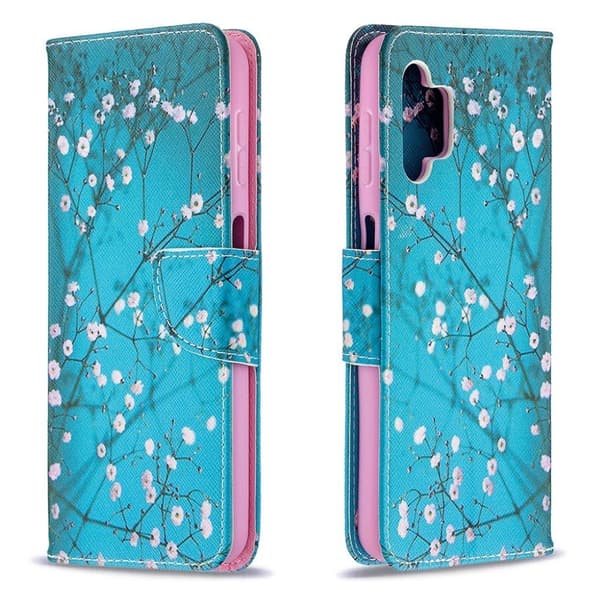 Wonderland Samsung Galaxy A32 5G Flippetui - Vintersøt Blue