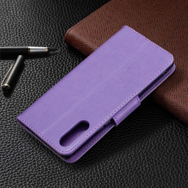 Butterfly Sony Xperia L4 kotelot - Violetti Purple