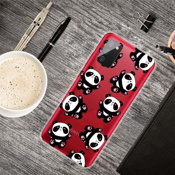 Deco Samsung Galaxy A02s Etui - Pandaer Black