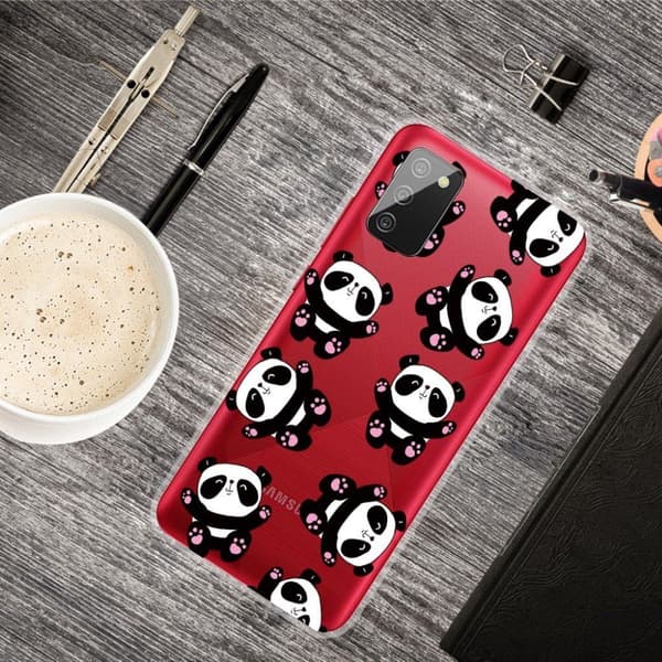 Deco Samsung Galaxy A02s kotelot - Pandat Black