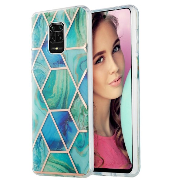 Marmormotiv Xiaomi Redmi Note 9 Pro Max / Xiaomi Redmi Note 9 Pro / Xiaomi Redmi Note 9S skal - Grön Grön