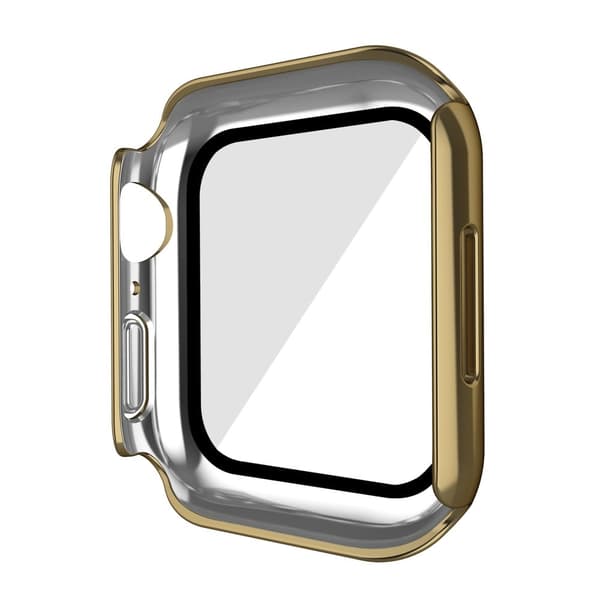 Apple Watchin (41mm) galvanointisuojus karkaistulla lasilla - Kulta Gold