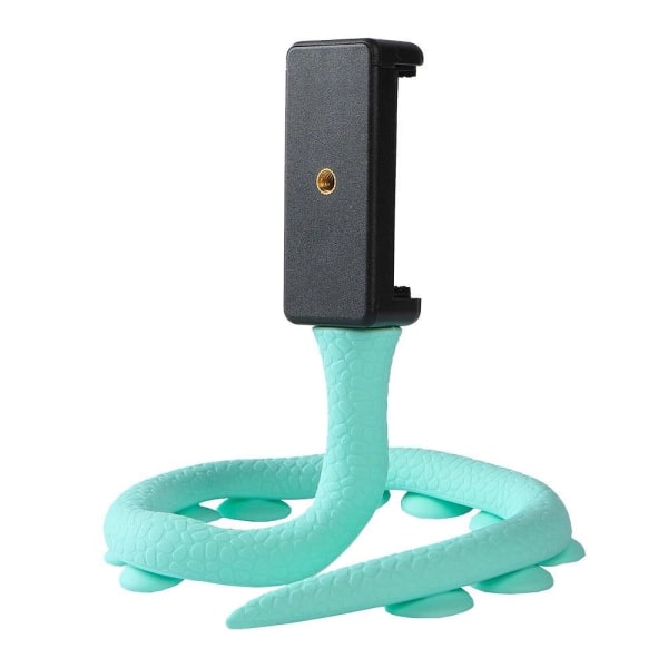 Universal cute snake style flexible desktop phone holder - Green Green