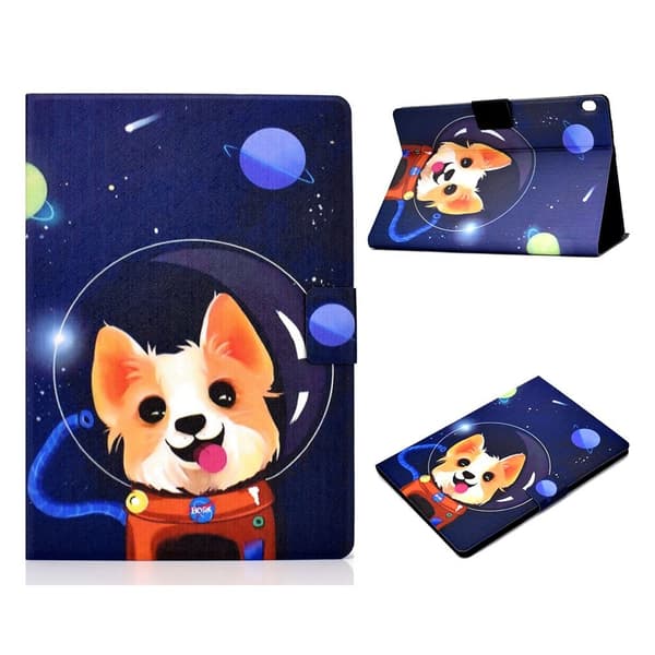 Lenovo Tab M10 Mønster Printing Lær Etui - Aerospace Hund Multicolor
