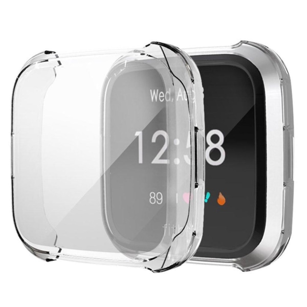 Fitbit Versa Lite elegant electroplating case - Transparent Transparent