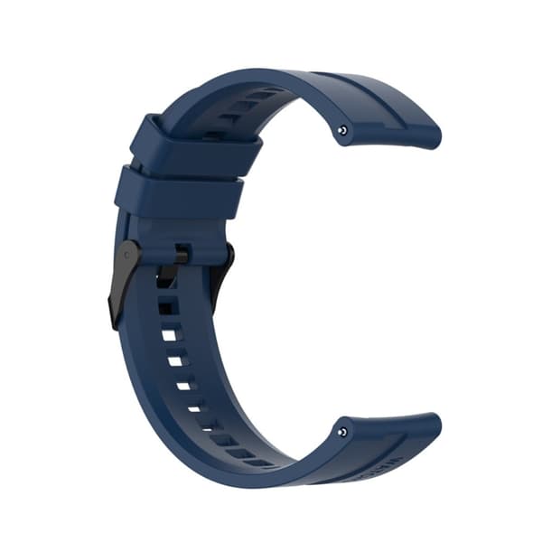 22 mm universal klokkerem i silikon - Mørkeblå Blue