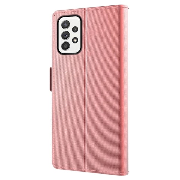 Phone Suojakotelo With Make-up Mirror And Slick Design For Samsung Galaxy A52s 5G / A52 5g / 4g - Ruusukulta Pink