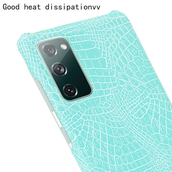 Croco Samsung Galaxy S20 FE 5G / Samsung Galaxy S20 FE skal - Grön Grön