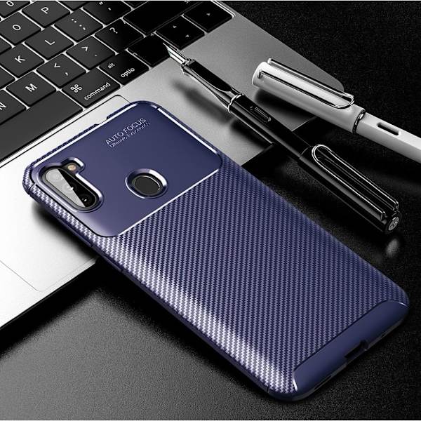 Carbon Shield Samsung Galaxy A11 kuoret - Sininen Blue