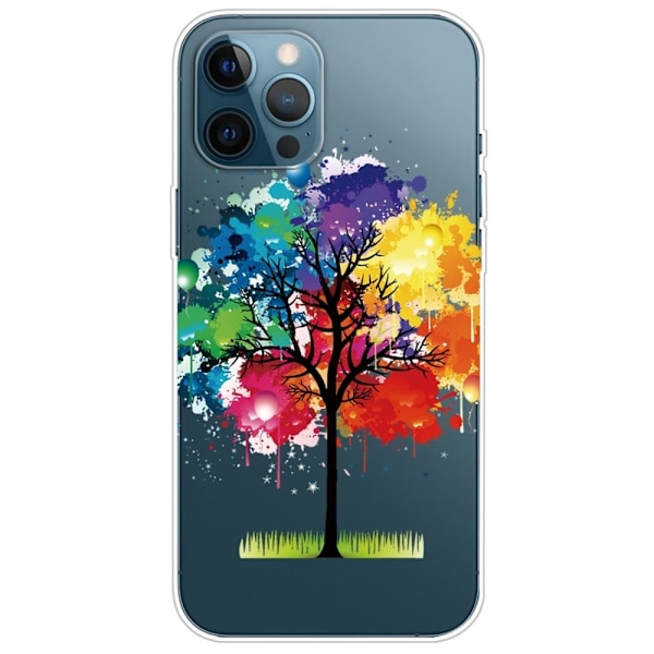 Deco iPhone 14 Pro Max kotelot - Värikäs Puu Multicolor