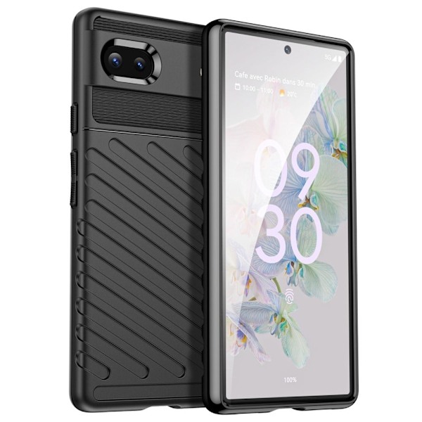 Thunder Google Pixel 6a Etui - Sort Black