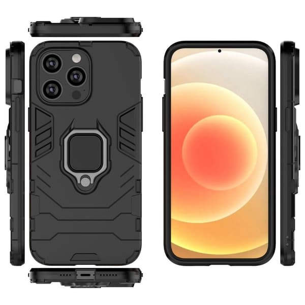 Ring Guard - iPhone 14 Pro Max - Musta Black