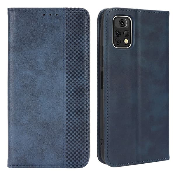 Bofink Vintage Umidigi A13 Pro Læder Etui - Blå Blue