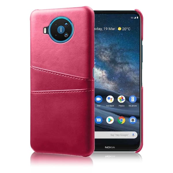 Dual Card Etui Nokia 8.3 5g - Rose Pink