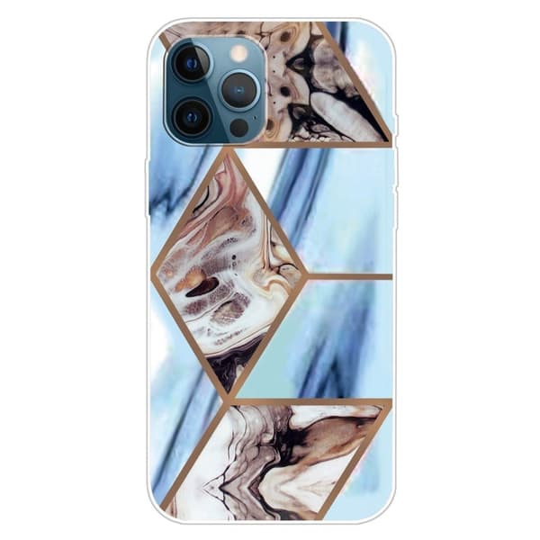 Abstract iPhone 16 Pro-deksel - Style L Blue