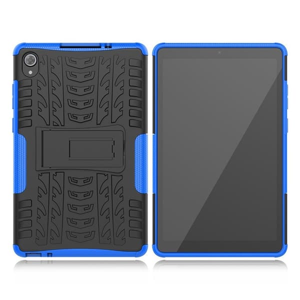 Lenovo Tab M8 TPU-hybridfodral i däckstil - Blå Blå