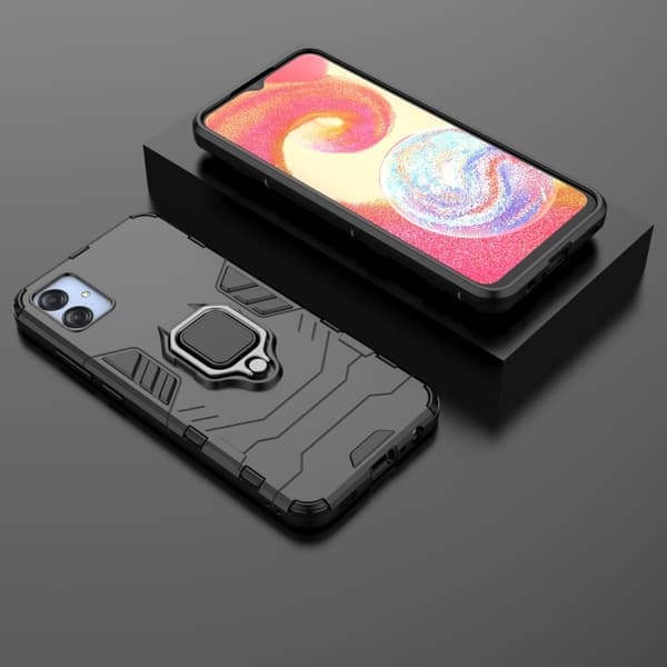 Ring Guard-fodral - Samsung Galaxy A04e - Svart Svart