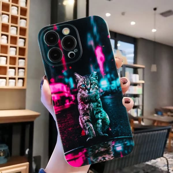 Deco iPhone 15 Pro Max cover - Lys Og Kat Multicolor