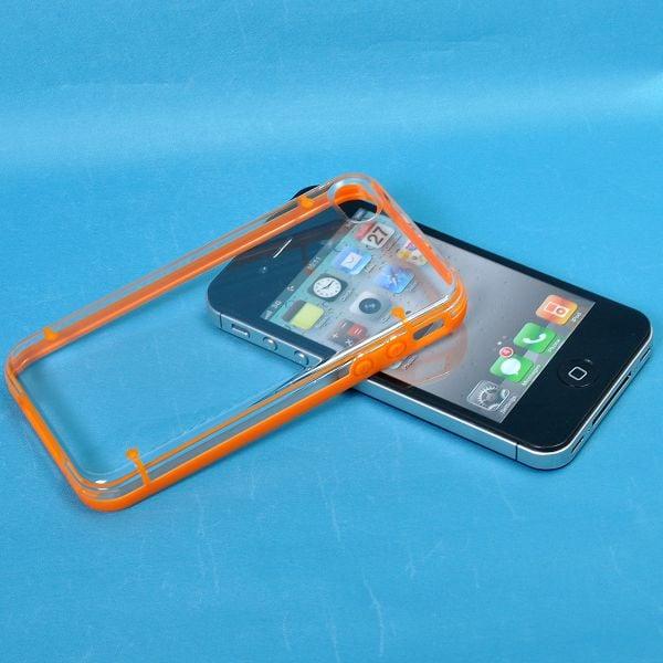 Dual Compound - Klar Back (Oransje) Iphone 4S Cover Orange