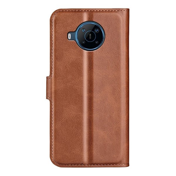 Motorola Moto E30 nahkainen lompakokkotelo - Vaalean Ruskea Brown