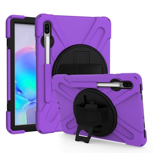 Samsung Galaxy Tab S6 X-Shape kombinationsfodral - Lila Lila
