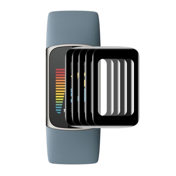 5Pcs ENKAY Fitbit Charge 5 kaareva PMMA näytön suojus Transparent