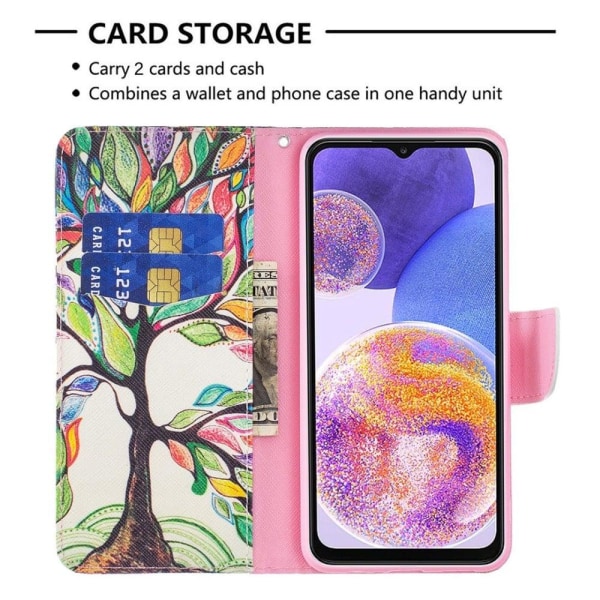 Wonderland Samsung Galaxy M23 flip etui - Livstræ Multicolor