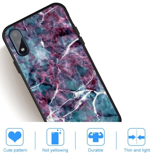 Imagine Samsung Galaxy A01 kuoret - Marmorikuvio Multicolor