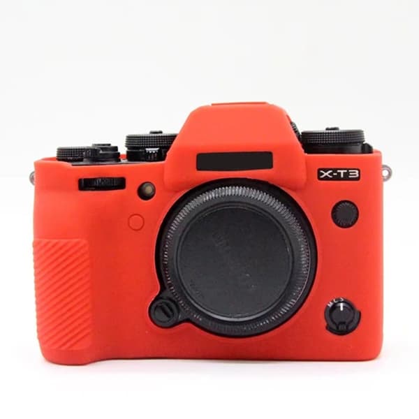 Fujifilm X-T3 silikon deksel - Rød Red