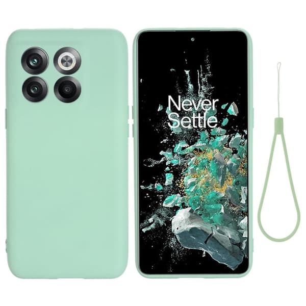 Matt flytende silikondeksel for OnePlus Ace Pro / OnePlus 10T - Grønn Green