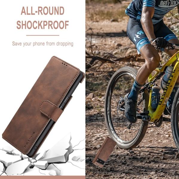 DG.Ming Google Pixel 6 Pro Retro Etui - Kaffe Brown