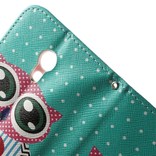 Moberg (Ihastuttava Pöllö) Motorola Moto G2 Nahkakotelo Multicolor