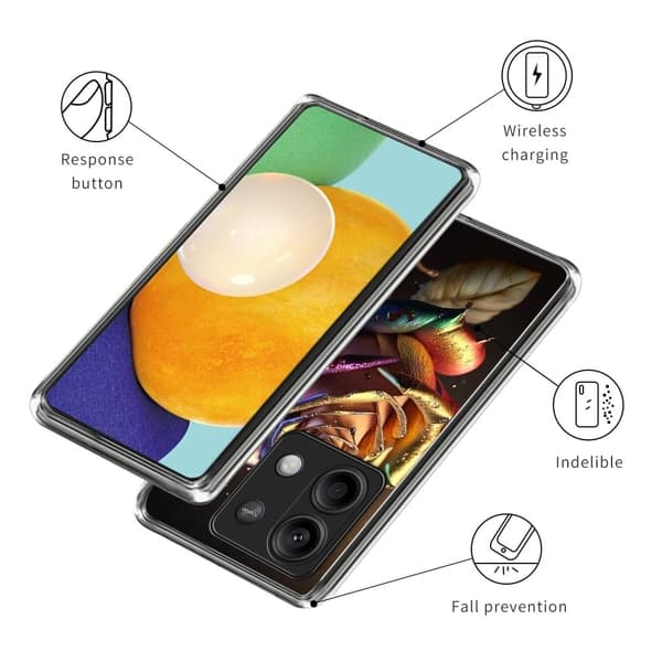 Vibe Xiaomi Redmi Note 13 deksel - Style G Gold