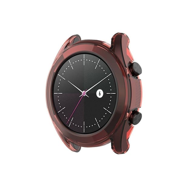 Huawei Watch GT holdbar klar bumper - Rød Red